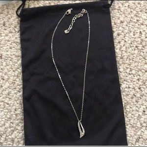 Silver Swarovski necklace